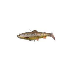 Savage Gear 4D Line Thru Trout Rattle Shad - Golden Albino 12.5cm 35g -Fishing Rods store 43039 2