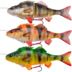 Savage Gear 4D Line Thru Perch Lure - Perch 17cm SS 63g