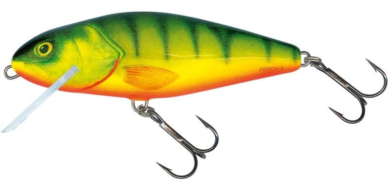 Salmo Perch Crank Bait - 8cm Holo Grey Shiner 5 Salmo Perch Crank Bait - 8cm Holo Grey Shiner - Image 3