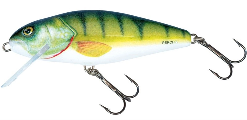 Salmo Perch Crank Bait - 8cm Holo Grey Shiner 7 Salmo Perch Crank Bait - 8cm Holo Grey Shiner - Image 5