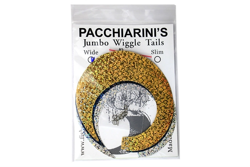 Fulling Mill Pacchiarinis Wiggle Tails - 6x Green/Red/Rainbow Medium 6 Fulling Mill Pacchiarinis Wiggle Tails - 6x Green/Red/Rainbow Medium - Image 4