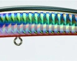 Yo-Zuri Original Crystal Minnow Floating Lure - 11g 11cm Black Silver - C4