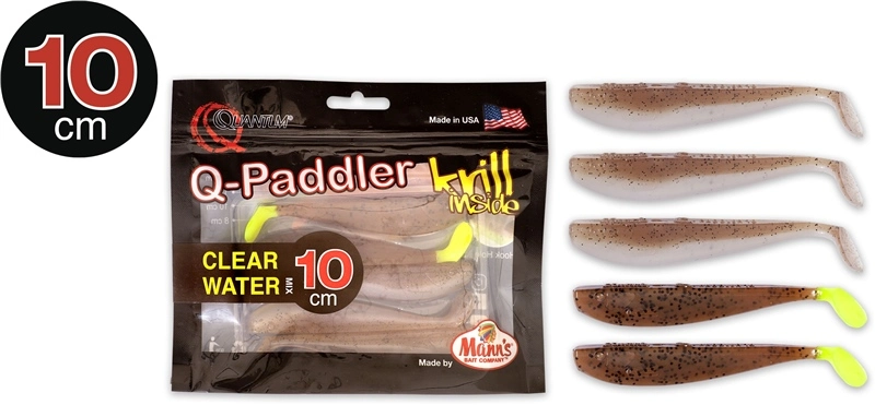 Quantum Q-Paddler Clear Water Power Pack - 10cm 3xSalt&Pepper 2xSand Goby 4 Quantum Q-Paddler Clear Water Power Pack - 10cm 3xSalt&Pepper 2xSand Goby - Image 2