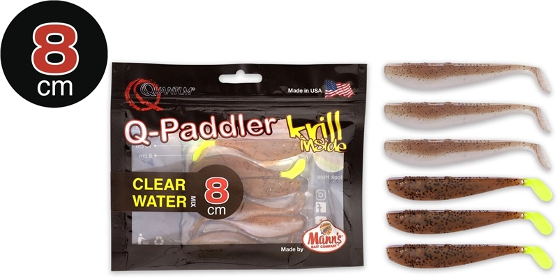 Quantum Q-Paddler Clear Water Power Pack - 10cm 3xSalt&Pepper 2xSand Goby 6 Quantum Q-Paddler Clear Water Power Pack - 10cm 3xSalt&Pepper 2xSand Goby - Image 4