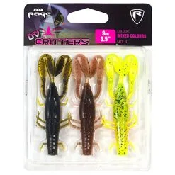 Fox Rage Ultra UV Critters - Mixed Colours 7cm