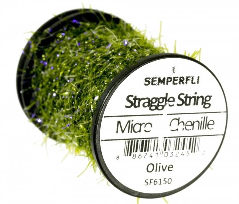 Semperfli Micro Chenille Straggle String - Black 16 Semperfli Micro Chenille Straggle String - Black - Image 14