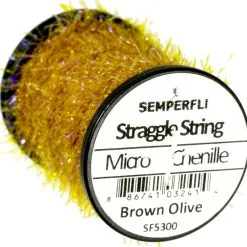 Semperfli Micro Chenille Straggle String - Black 27 Semperfli Micro Chenille Straggle String - Black -Fishing Rods store 48075 9