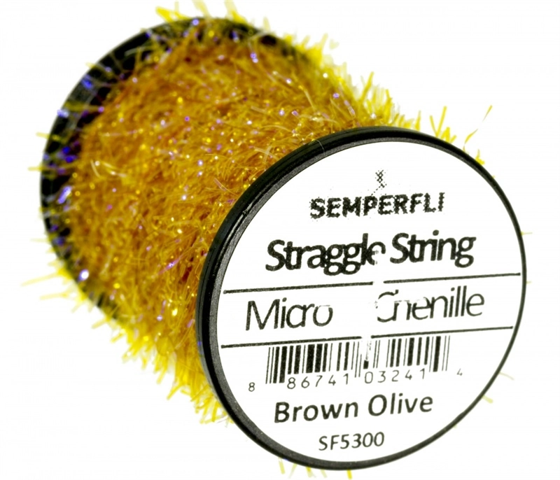Semperfli Micro Chenille Straggle String - Black 12 Semperfli Micro Chenille Straggle String - Black - Image 10