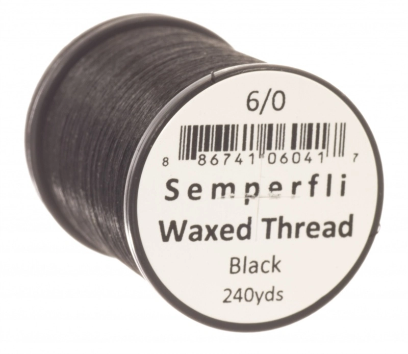 Semperfli Classic Waxed Thread 240yd - 6/0 Black 13 Semperfli Classic Waxed Thread 240yd - 6/0 Black - Image 11