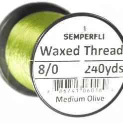 Semperfli Classic Waxed Thread 240yd - 6/0 Black 17 Semperfli Classic Waxed Thread 240yd - 6/0 Black -Fishing Rods store 48080 3