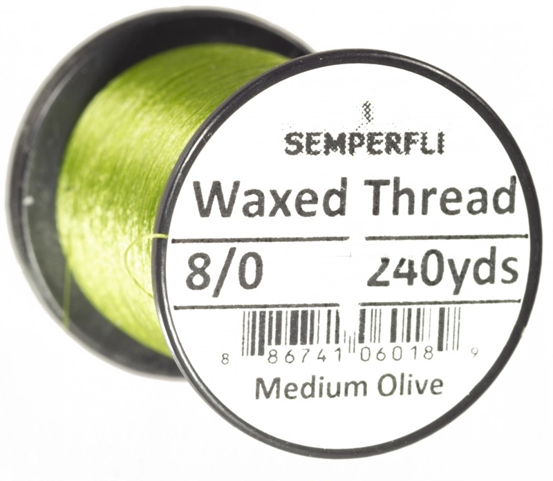 Semperfli Classic Waxed Thread 240yd - 6/0 Black 6 Semperfli Classic Waxed Thread 240yd - 6/0 Black - Image 4