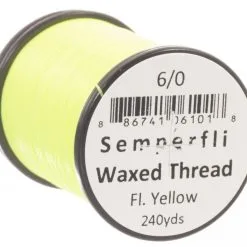 Semperfli Classic Waxed Thread 240yd - 6/0 Black 23 Semperfli Classic Waxed Thread 240yd - 6/0 Black -Fishing Rods store 48080 9
