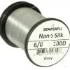 Semperfli Nano Silk 100D - 6/0 Black 2 Semperfli Nano Silk 100D - 6/0 Black -Fishing Rods store 48085