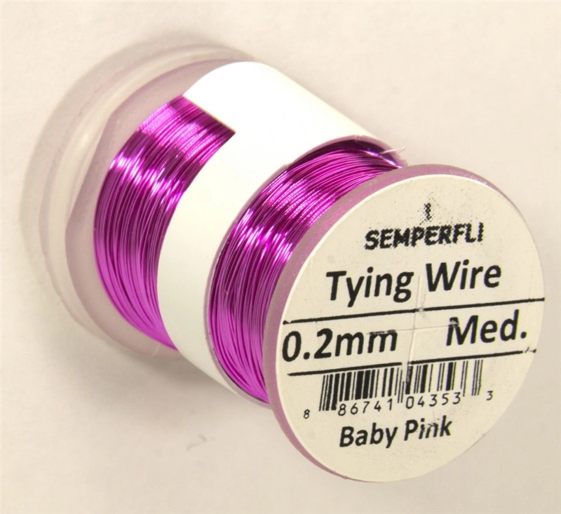 Semperfli 0.2mm Wire - Baby Pink 7 Semperfli 0.2mm Wire - Baby Pink - Image 5