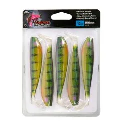 Fox Ultra UV Zander Pro Shad Lure Packs - 7.5cm Lemontiger X 5pc -Fishing Rods store 48325 2