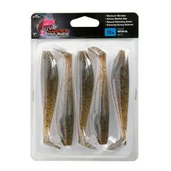 Fox Ultra UV Zander Pro Shad Lure Packs - 7.5cm Lemontiger X 5pc