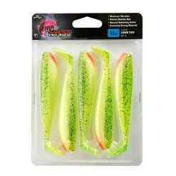 Fox Ultra UV Zander Pro Shad Lure Packs - 7.5cm Lemontiger X 5pc -Fishing Rods store 48325 3