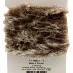 Semperfli Synthetic Rabbit Zonker Strips - Arctic Fox