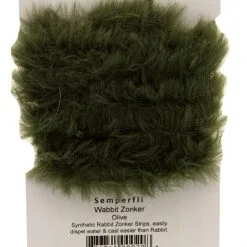 Semperfli Synthetic Rabbit Zonker Strips - Arctic Fox -Fishing Rods store 49454 5