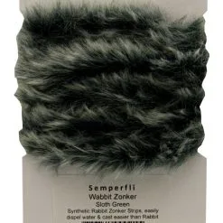 Semperfli Synthetic Rabbit Zonker Strips - Arctic Fox -Fishing Rods store 49454 8