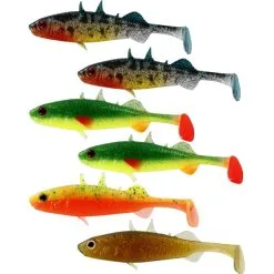 Westin Stanley The Stickleback Shadtail - Mixed Colours - 5.5cm 1.5g - Clear Water Mix 6pcs