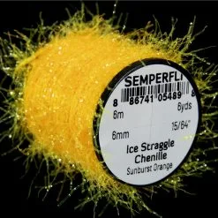 Semperfli Ice Straggle Chenille - Black 11 Semperfli Ice Straggle Chenille - Black -Fishing Rods store 51082 2