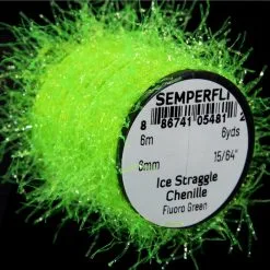 Semperfli Ice Straggle Chenille - Black 12 Semperfli Ice Straggle Chenille - Black -Fishing Rods store 51082 3