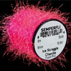 Semperfli Ice Straggle Chenille - Black 14 Semperfli Ice Straggle Chenille - Black -Fishing Rods store 51082 5