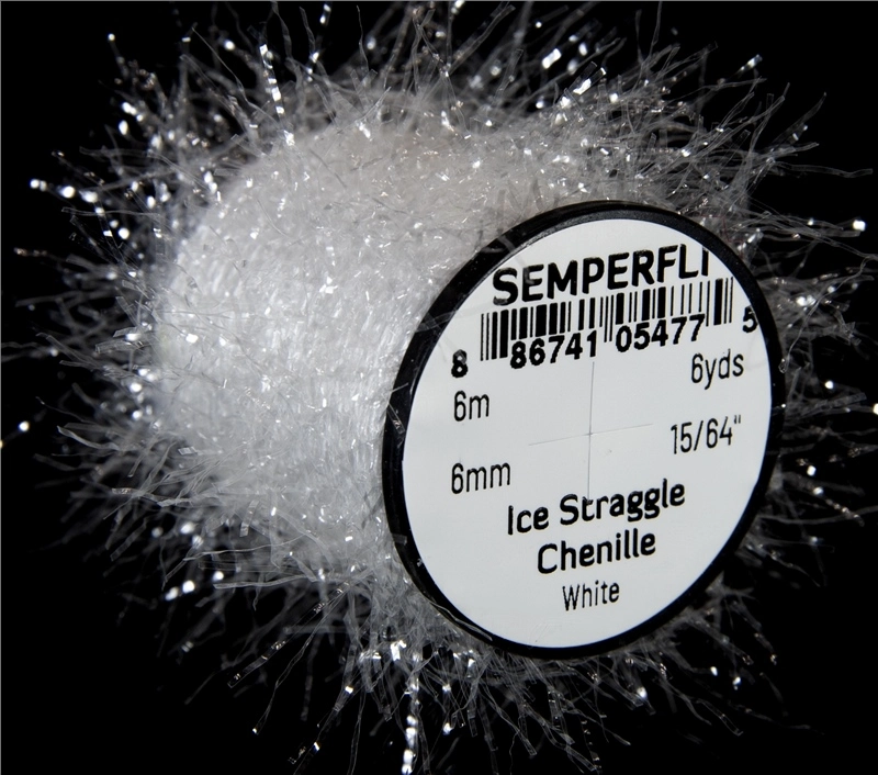 Semperfli Ice Straggle Chenille - Black 9 Semperfli Ice Straggle Chenille - Black - Image 7