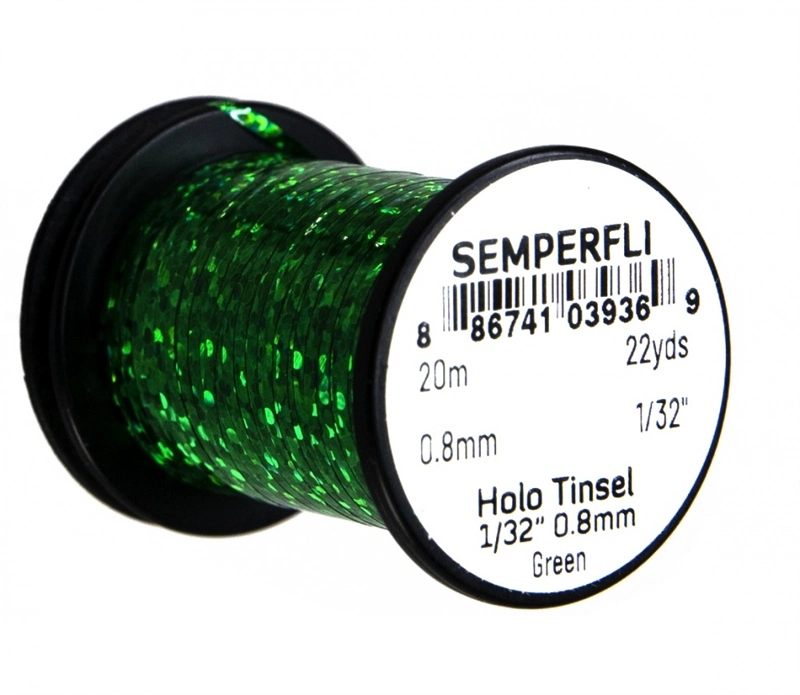 Semperfli SemperFlash Flat Mirror Tinsel Spool 1/32" - Blue 4 Semperfli SemperFlash Flat Mirror Tinsel Spool 1/32" - Blue - Image 2