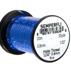 Semperfli SemperFlash Flat Mirror Tinsel Spool 1/32" - Blue