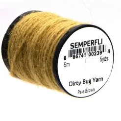 Semperfli Dirty Bug Yarn - Caddis Brown -Fishing Rods store 51096 13