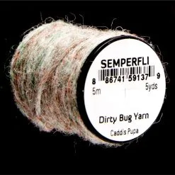 Semperfli Dirty Bug Yarn - Caddis Brown -Fishing Rods store 51096 14