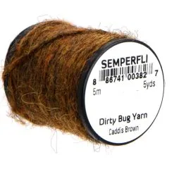 Semperfli Dirty Bug Yarn - Caddis Brown -Fishing Rods store 51096 22