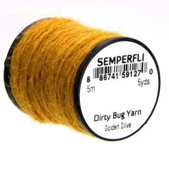Semperfli Dirty Bug Yarn - Caddis Brown -Fishing Rods store 51096 6
