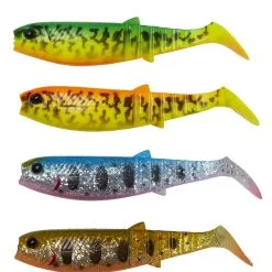 Savage Gear Cannibal Paddletail Lure 10cm 9g - Blue Pink Smolt UV