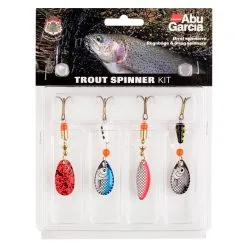 Abu Garcia Trout Spinner Lure Kit - Mixed Colours 4pcs