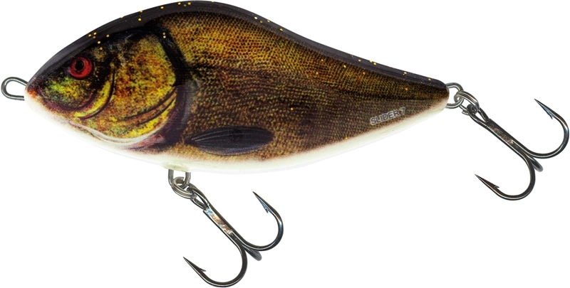 Salmo Supernatural Slider Lure 10cm Sinking - Golden Crucian 3 Salmo Supernatural Slider Lure 10cm Sinking - Golden Crucian