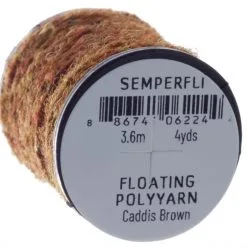 Semperfli Dry Fly Polyyarn - 3.6m Spool - Black -Fishing Rods store 51479 10