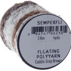 Semperfli Dry Fly Polyyarn - 3.6m Spool - Black -Fishing Rods store 51479 14