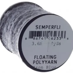 Semperfli Dry Fly Polyyarn - 3.6m Spool - Black -Fishing Rods store 51479 17