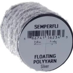 Semperfli Dry Fly Polyyarn - 3.6m Spool - Black -Fishing Rods store 51479 18