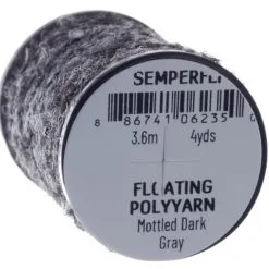 Semperfli Dry Fly Polyyarn - 3.6m Spool - Black -Fishing Rods store 51479 19
