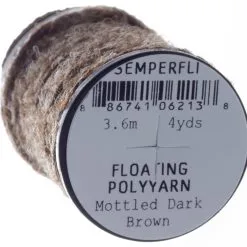 Semperfli Dry Fly Polyyarn - 3.6m Spool - Black -Fishing Rods store 51479 2