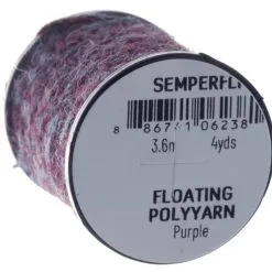 Semperfli Dry Fly Polyyarn - 3.6m Spool - Black -Fishing Rods store 51479 22