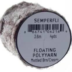 Semperfli Dry Fly Polyyarn - 3.6m Spool - Black -Fishing Rods store 51479 3