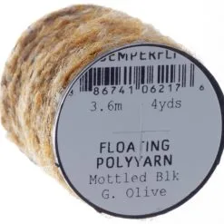 Semperfli Dry Fly Polyyarn - 3.6m Spool - Black -Fishing Rods store 51479 4