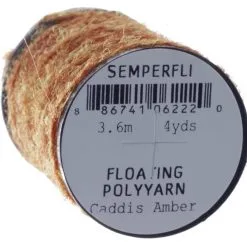 Semperfli Dry Fly Polyyarn - 3.6m Spool - Black -Fishing Rods store 51479 8
