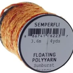 Semperfli Dry Fly Polyyarn - 3.6m Spool - Black -Fishing Rods store 51479 9