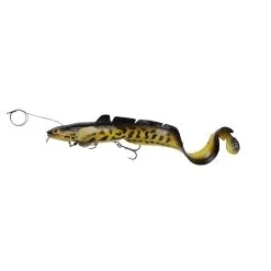 Savage Gear 3D Linethru Burbot 36cm 216g Fast Sink - Black Gold UV